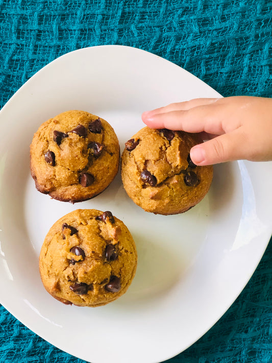 Pumpkin Almond Flour Muffins (Gluten Free, Grain Free)