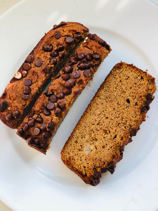 Sweet Potato & Banana Bread (Paleo, Grain Free, Gluten Free)