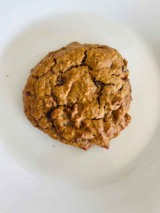 Peanut Butter Chocolate Chip Cookies (Vegan, Gluten Free, Secret Veggie)
