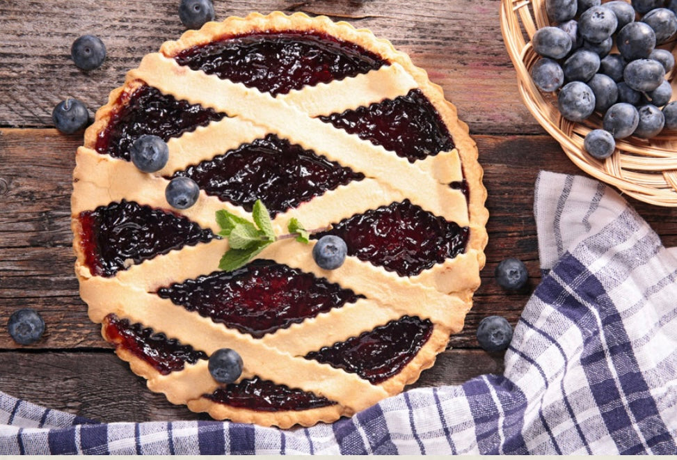 Plant-Based Blueberry Pie (Gluten Free)