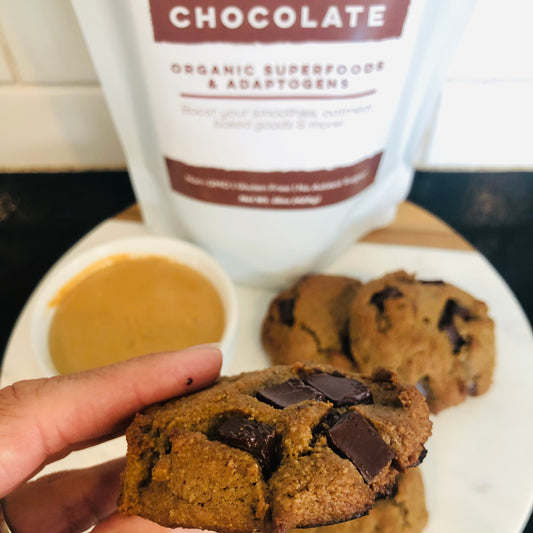 Chocolate Protein Paleo Cookies (Gluten Free)
