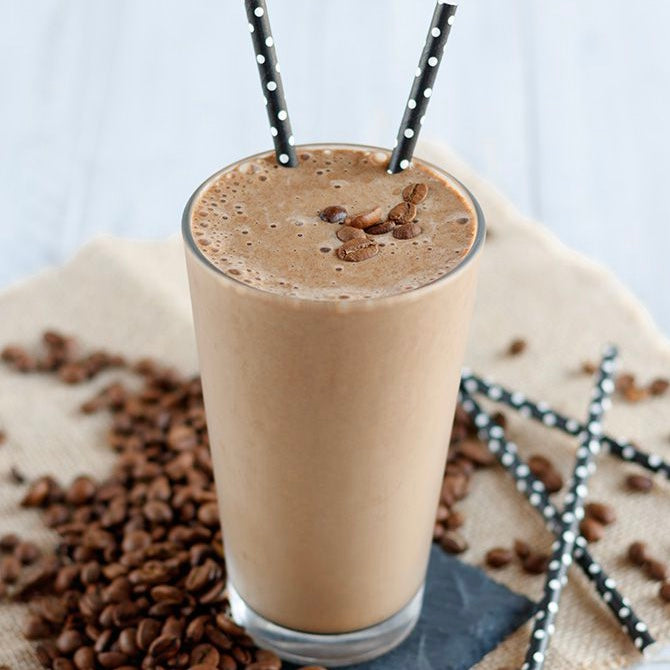 Iced Coffee Protein Shake (Dairy Free, Superfoods)